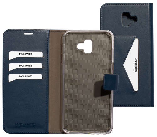 Mobiparts Classic Wallet Case Samsung Galaxy J6 Plus (2018) Blue