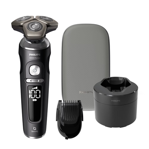 Philips Shaver S9000 Prestige SP9840/31 Wet & Dry Electric shaver with SkinIQ