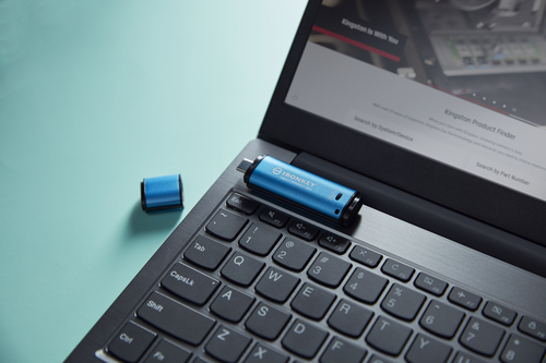 Kingston IronKey VP50 Type-C 256GB Blue - USB-Stick, afbeelding 5
