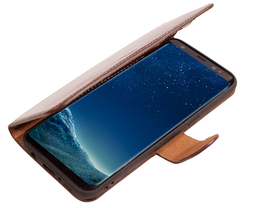 Mobiparts Excellent Wallet Case 2.0 Samsung Galaxy S8 Oaked Cognac – image 5