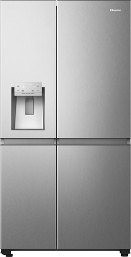 Hisense RS818N4TIC PureFlat Infinite American Fridge Freezer Ice & Water Non Plumbed - Stainless Steel - image 1
