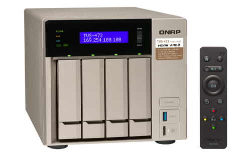 QNAP TVS-473 NAS Tower AMD Embedded R-Series SoC RX-421BD – image 6
