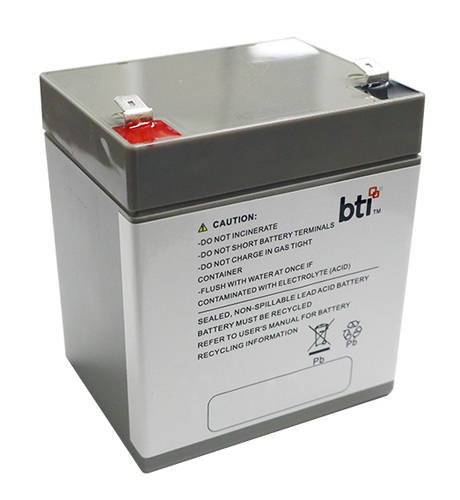 BATTERY TECH BTI UB1250-F2-BTI 12V 5A 1-CELL T2/F2 SEALED LEAD ACID BATTERY FOR
