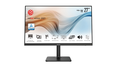 MSI Modern MD271P монитор для ПК 68,6 cm (27") 1920 x 1080 пикселей Full HD ЖК Черный