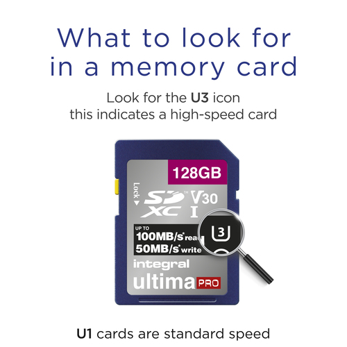 Integral 128GB 2PK SDXC UHS-1 U3 CL10 V30 UP TO R-100 W-50 MBS WITH METAL CARD CASE – image 4