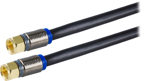 Philips SDW5206H/37 koaksiaalkaabel 7,6 m BNC Must