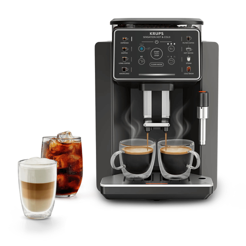 Krups Sensation Hot & Cold EA913H Zwart