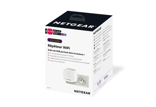 NETGEAR WiFi AC750 WallPlug Range Extnd