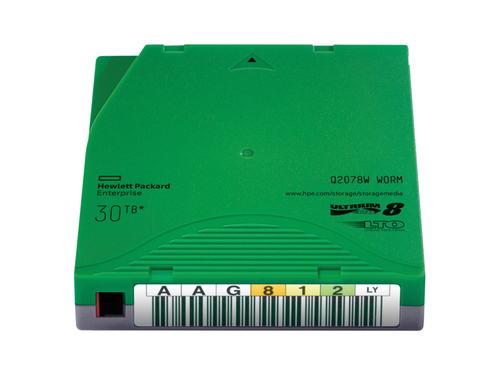 Hewlett Packard Enterprise HPE LTO-8 30TB WORM Data Cartridge Q2078W