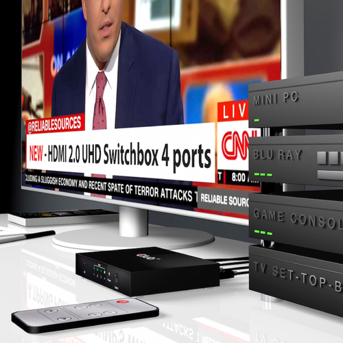 Club 3D HDMI 2.0 UHD Switchbox 4 ports adapter, afbeelding 10