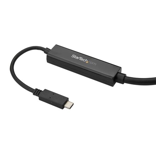 StarTech.com 3 m USB-C auf DisplayPort Adapter Kabel - 4K 60Hz - Schwarz - Erster Anschluss: 1 x USB-Typ C Stecker Thunder