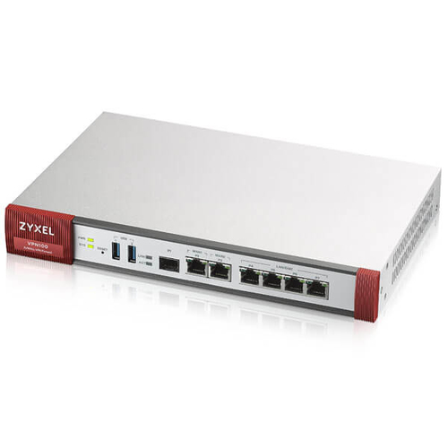 Zyxel VPN Firewall VPN 100 riistvaraline tulemüür 2 Gbit/s