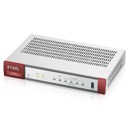 Zyxel VPN Firewall VPN 50 riistvaraline tulemüür 0,8 Gbit/s