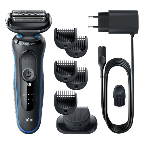 Braun Series 5 51-B1500s Foil shaver Trimmer Black, Blue – image 5