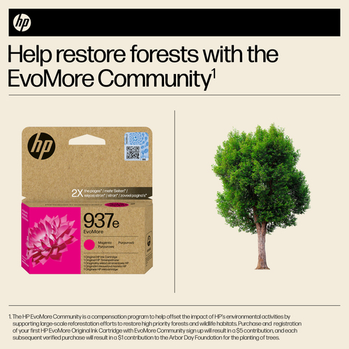 HP 937E EvoMore Original Ink Cartridge High Yield Magenta 4S6W7NE - image 5