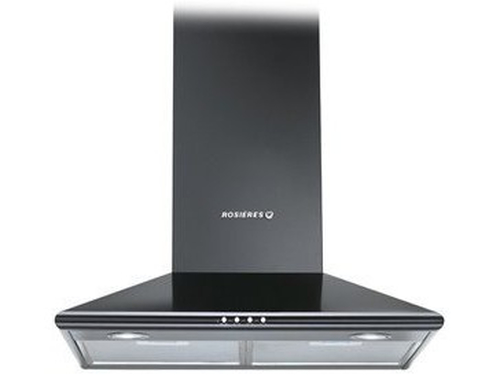 Rosieres RHP675PN cooker hood Wall-mounted Black 490 m³/h