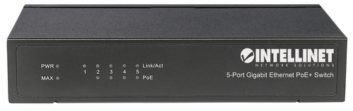Intellinet PoE+ Switch 5-Port Gigabit Ethernet 60W Desktop, afbeelding 3