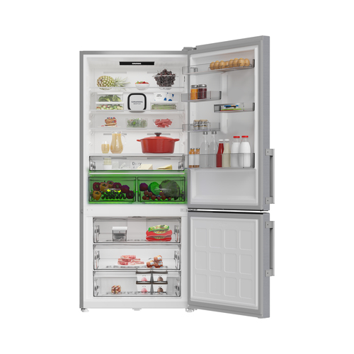 Grundig GPKND 615 I E ENERJİ SINIFI 615LT DUO-NO FROST KOMBİ TİPİ BUZDOLABI INOX – image 3