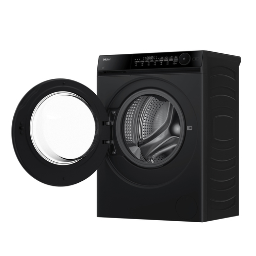 Haier HWD80-B14367BU1 washer dryer Freestanding Front-load Black – image 2