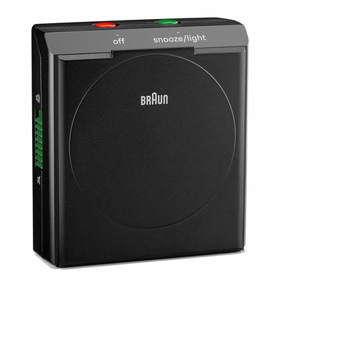 Braun BC05B reloj de mesa o pared Reloj analógico Rectángulo Negro