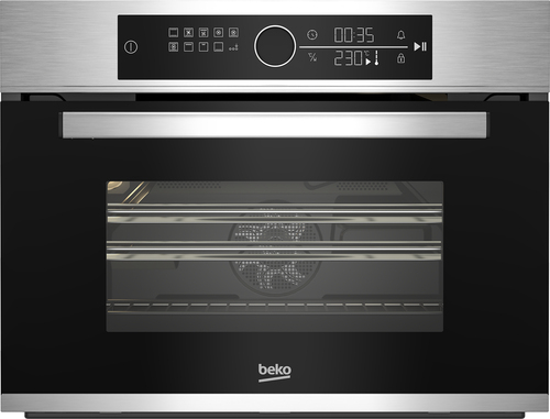 Beko BBCW12411X 45cm Built-In Compact Multi-Function Oven Microwave