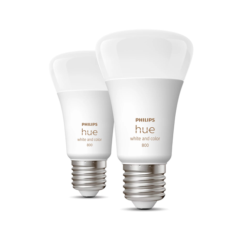 Philips Hue White and Color E27 800lm Duo pack, afbeelding 2