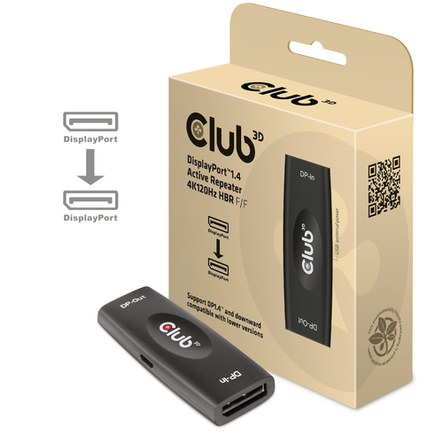 CLUB3D 1007 AV extender Black