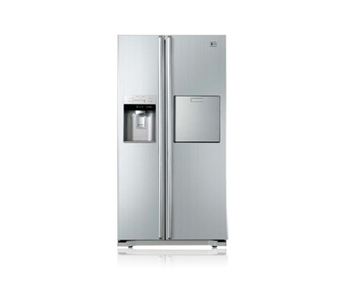 LG GW-P227HPXV side-by-side refrigerator Freestanding Grey, Silver