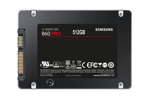 Specs Samsung 860 Pro 2 5 512 Gb Serial Ata Iii V Nand Mlc Internal Solid State Drives Mz 76p512b Eu