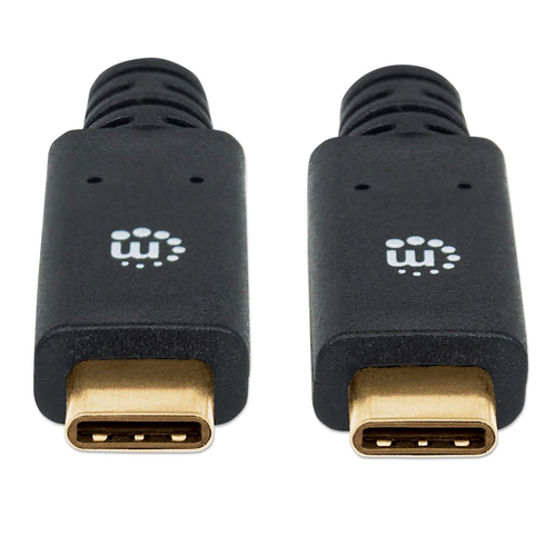 Manhattan USB 3.1 Gen1 Kabel C-stekker/C-stekker 2m zwart, afbeelding 3