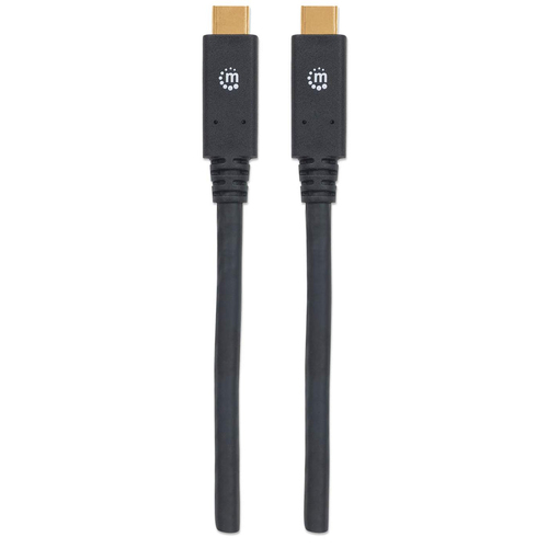 Manhattan USB 3.1 Gen1 Kabel C-stekker/C-stekker 2m zwart, afbeelding 4