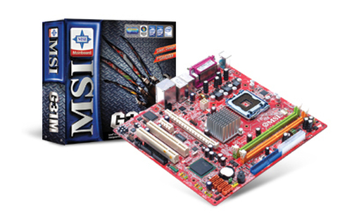 MSI G31M-F motherboard LGA 775 (Socket T) micro ATX