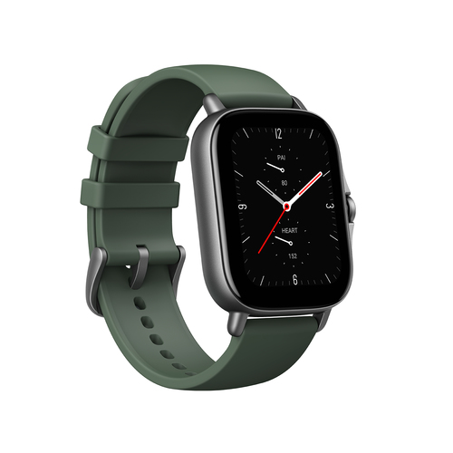 Amazfit GTS 2e 4,19 cm (1.65") AMOLED 43 mm Цифровой Сенсорный экран Зеленый GPS (спутниковый)