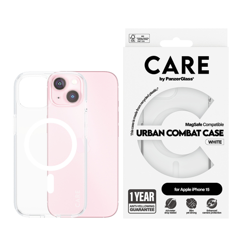 CARE by PG White MagSafe iPhone 15, afbeelding 2