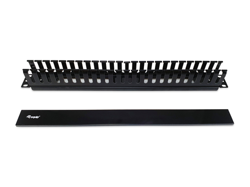 Equip 19" Kabelmanagement Panel Ausstattung zwart, afbeelding 2