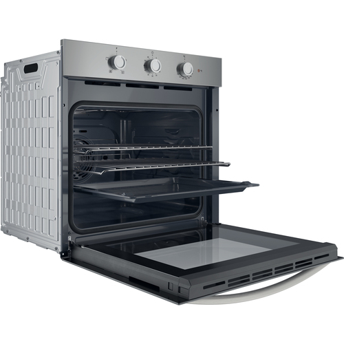 Indesit Click&Clean IO 233 X UK Built In Electric Single Oven - Stainless Steel - A Rated, Stainless Steel - image 3