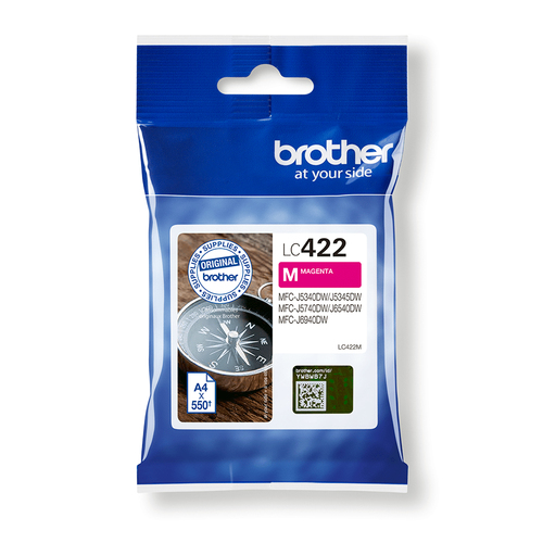 Brother LC422M Inkjet Cartridge Magenta LC422M - image 1
