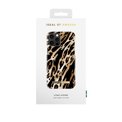 iDeal of Sweden Printed Case iPhone 12/12P Iconic Leopard – image 1
