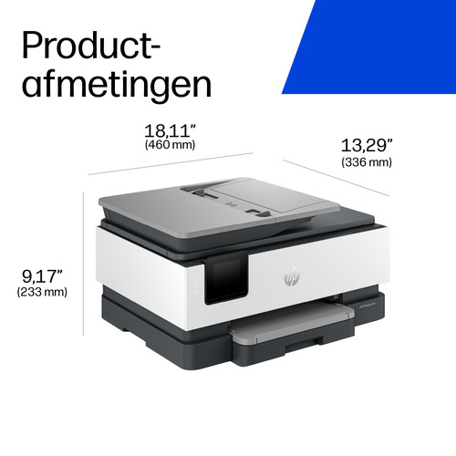 HP Officejet Pro 8125e All-in-One - Color inkjet  Wi-Fiac  LAN  225 sheets Multifunktion - Farbe - Tinte – Foto 8 von 11