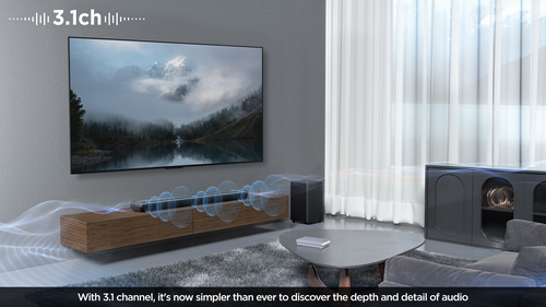 TCL S643WK soundbar speaker Black 3.1 channels – image 4