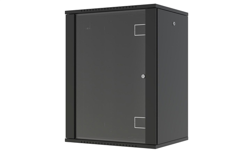 Lanview RWF16U45BL rack cabinet 16U Wall mounted rack Black