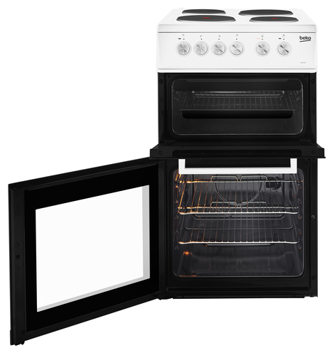 Beko KD532AW 50cm Twin Cavity Electric Cooker – image 2