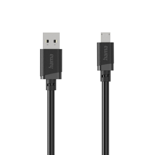 Hama 00201804 USB кабель USB 2.0 2 m USB A Micro-USB B 0,48 Gbit/s Черный