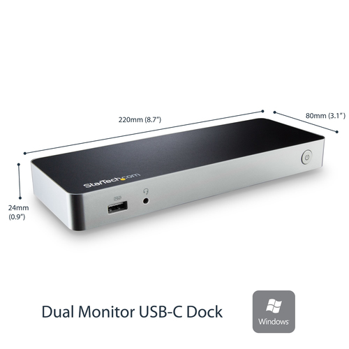 StarTech.com USB-C docking station voor Windows - 60W PD, afbeelding 2