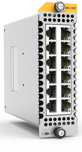 Allied Telesis AT-XEM2-12XT network switch module 10 Gigabit Ethernet