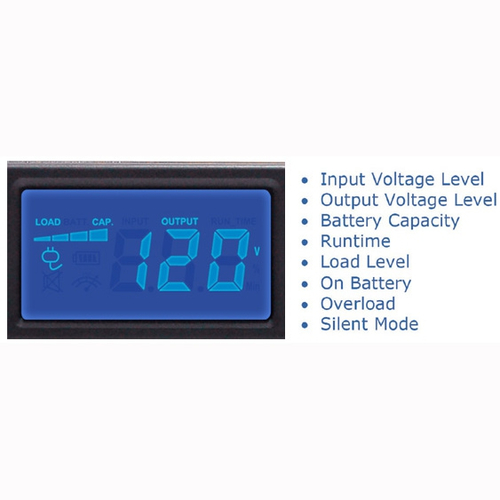 CyberPower OR500LCDRM1U sistema de alimentación ininterrumpida (UPS) 0,5 kVA 300 W imagen 4