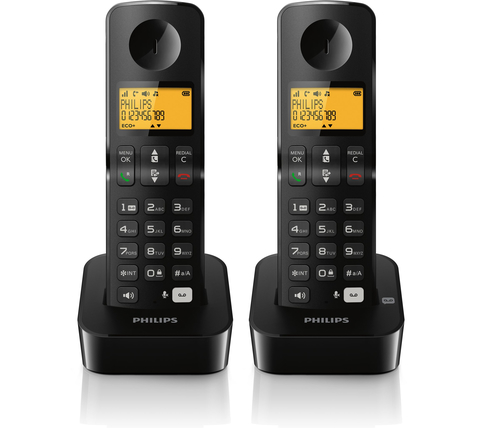 Philips B1962B/38 telephone DECT telephone Caller ID Black – image 2
