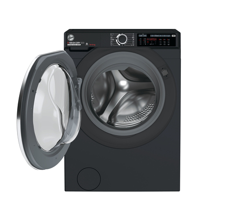 Hoover H-WASH&DRY 500 HD4149AMBCB/1-80 washer dryer Freestanding Front-load Black – image 2