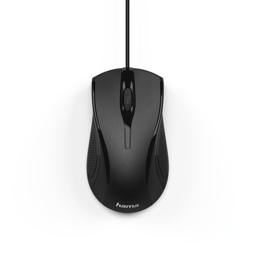 Hama Optische muis met 3 knoppen, MC-200 Muis Zwart, afbeelding 2