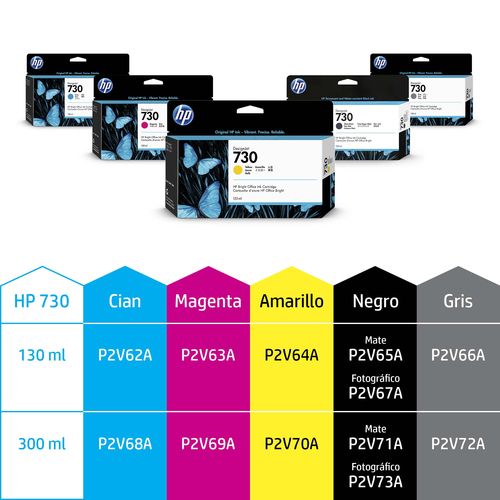 tinta HP 730